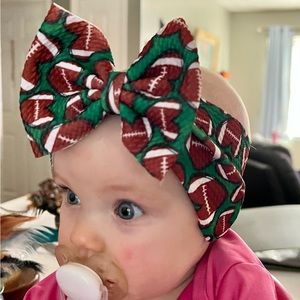 Babygirl Football Headwrap